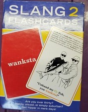 vintage funny slang 2 flash cards