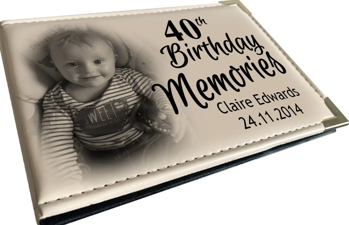 40th birthday keepsake on sale book