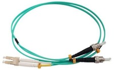 Multimode OM4 Lc-St Duplex Fibre Optique Câble de Brassage, 3M - 005-685-030-22