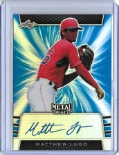 2019 Leaf Metal Draft MATTHEW LUGO Blue Prismatic Auto RC /30 Angels