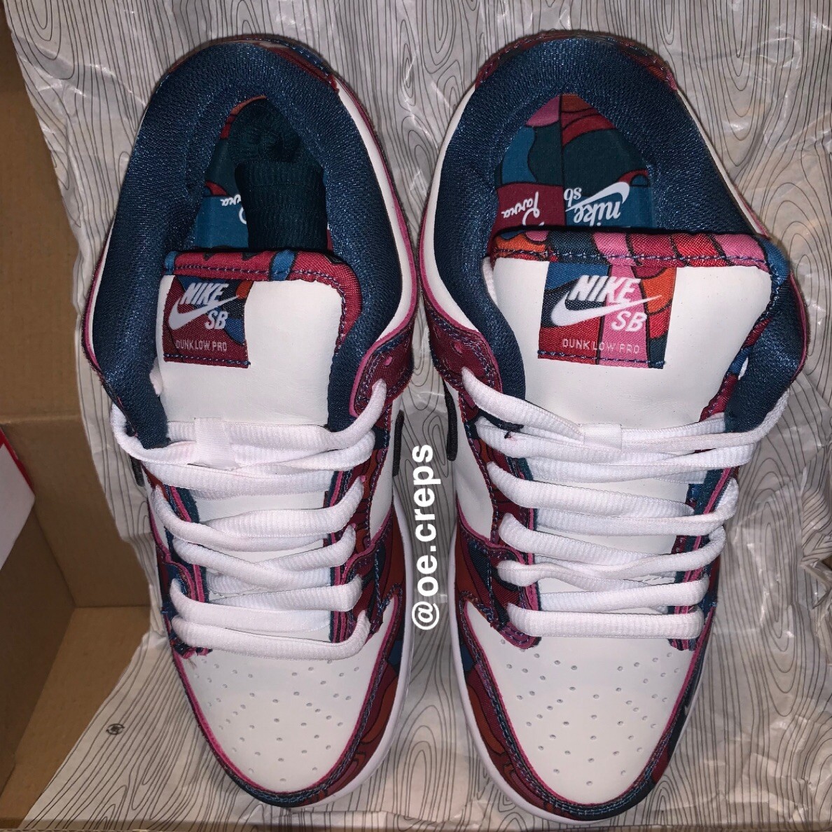 nike sb dunk low og qs parra