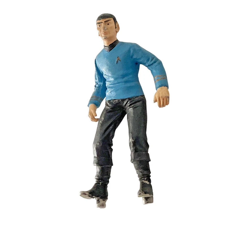 Figura Coleccionable Spock Miniatura Metal Fundido Sólido De Colección Rara ~ 3" Foto 3 de 4