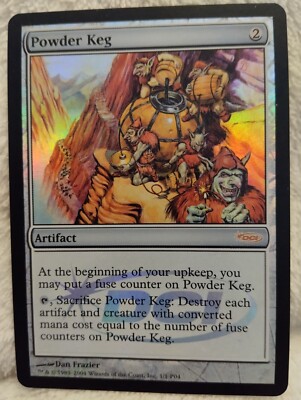 Magic The Gathering POWDER KEG FOIL Player Rewards Promo 2004
