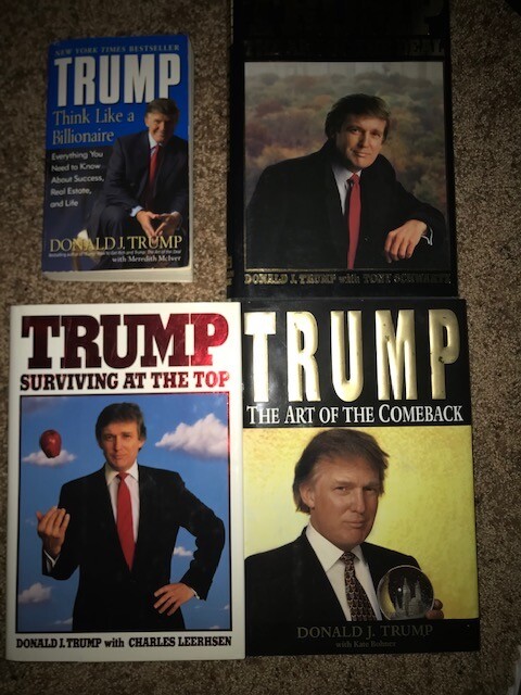Rare The Art of the Comeback by Donald J. Trump 1997 Plus 3 Trump Books