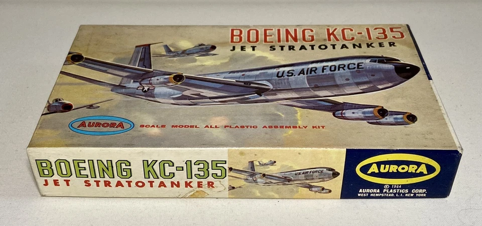 Vintage 1964 AURORA BOEING KC-135 Model Kit, #296-39, Complete In Open Box - Image 2 of 4