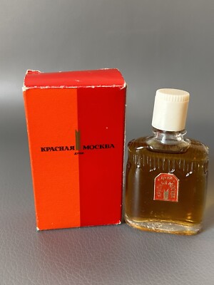 Vintage Parfüm UdSSR (Sowjetisch) ''Rotes Moskau'' 1970-er Jahre Красная Москва KR