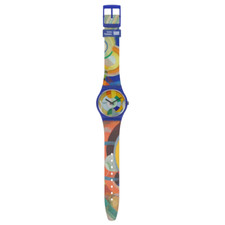 Swatch GZ712 CAROUSEL by Robert Delaunay Pompidou Art Watch, New in Box