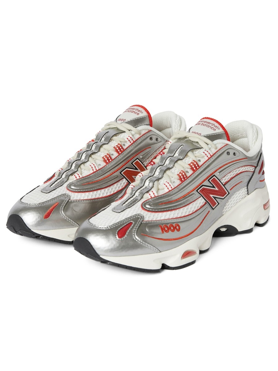 New Balance 1000 thisisneverthat Metallic Silver Red M1000TI