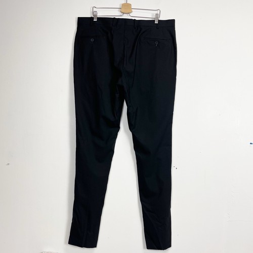 JB Britches Dress Pants Mens 40R Black Wool Blend NWOT NEW Hem to Length - Picture 2 of 11