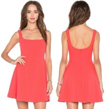 Nookie Sweet Sensation Skater Dress Coral Size XS Mini Revolve Australia 90s Y2K
