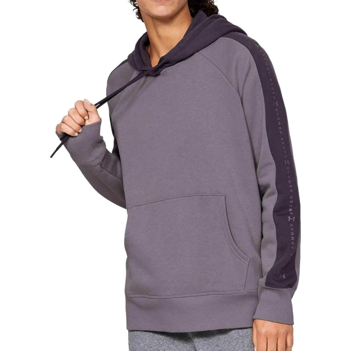 Under armour women's store rival colorblock fleece hoodie