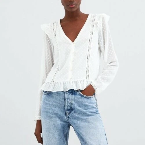 Zara clearance camicia bianca