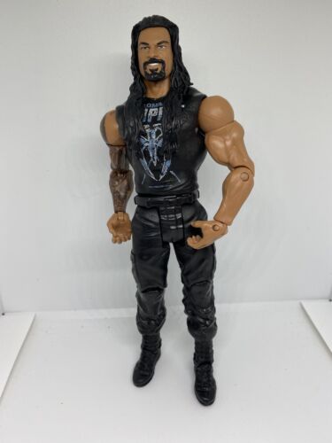 Figurine articulée WWE Roman Reigns Mattel 2013 lutte Empire romain LIVRAISON GRATUITE - Photo 1/3