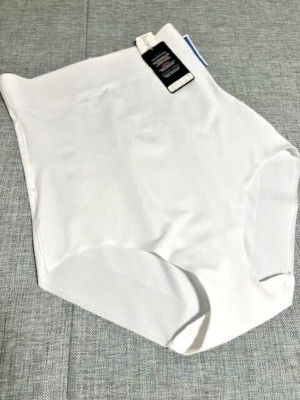 ***TOTAL CONFORT/TOTAL CONTROL***NWT***WOMENS WHITE XL HIGH WAIST PANTIES