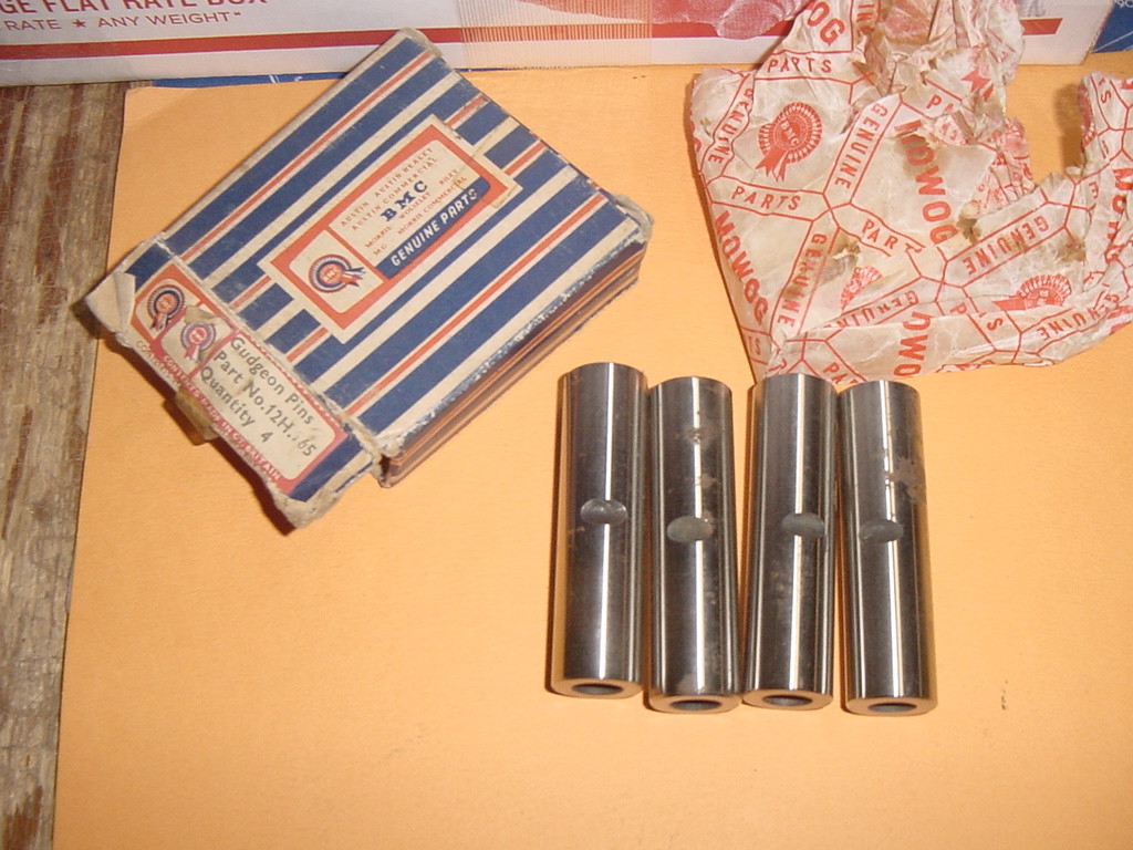 4 NOS BMC Mowog Connecting Rod Wrist Pins MGB 3 Main 196264.5 Gudgeon
