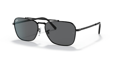 Ray-Ban New Caravan Polished Black/Dark Grey 58mm Sunglasses