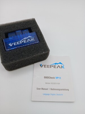 Veepeak Mini Bluetooth OBD II Codeleser EOBD Scanner Adapter C13