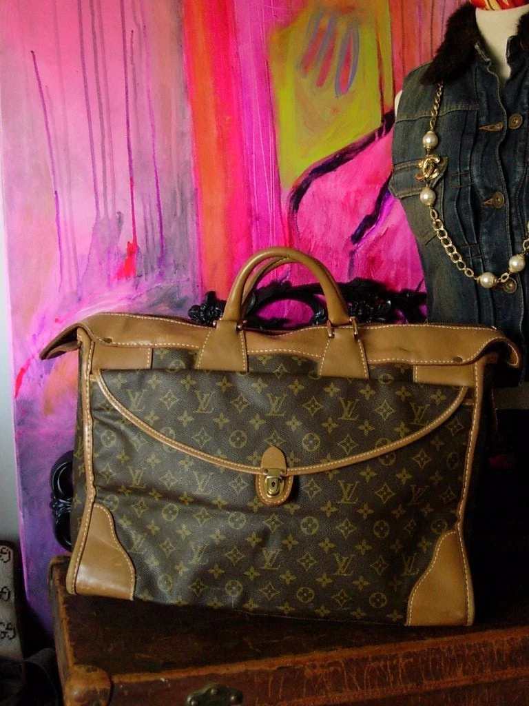 RARE Vintage LOUIS VUITTON Suitcase Brief Case Keepall Carry On Tote  Luggage LV