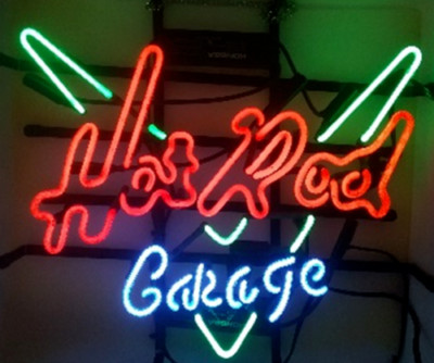Hot Rod Garage Neon Sign Neon Sign For Home Bar Pub Club Home Wall ...