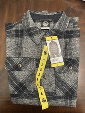 Colorado Clothing Men  s Plaid Flannel Shirt Black /Gray, Size S