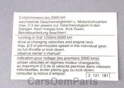 Genuine BMW E12 Rear Trunk Lid 518 Emblem Badge Logo OEM 51141869973