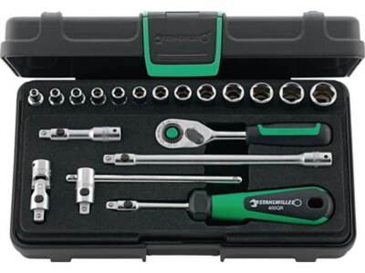 STAHLWILLE 96011180 Steckschlüssel-Satz 40/13/6QR 19-teilig 1/4 '' Schlüsselweit
