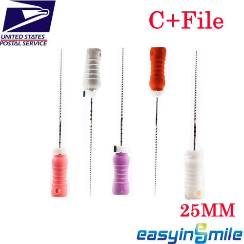 5Packs Dental C+File Endodontic Root Canal Cathterization File Hand Endo Use SS - Afbeelding 1 van 12