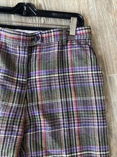 175. Moschino Cheap And Chic Plaid Pants Wool USA 4 Made In Italy