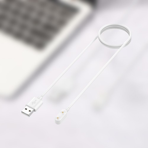 Smartwatch USB Charger Cable for Watch Fit/Huawei Band 6 Pro (White)