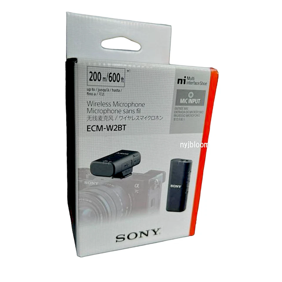 New SONY ECM-W2BT Wireless Microphone for Digital-Audio MI Camera - Image 2 of 4