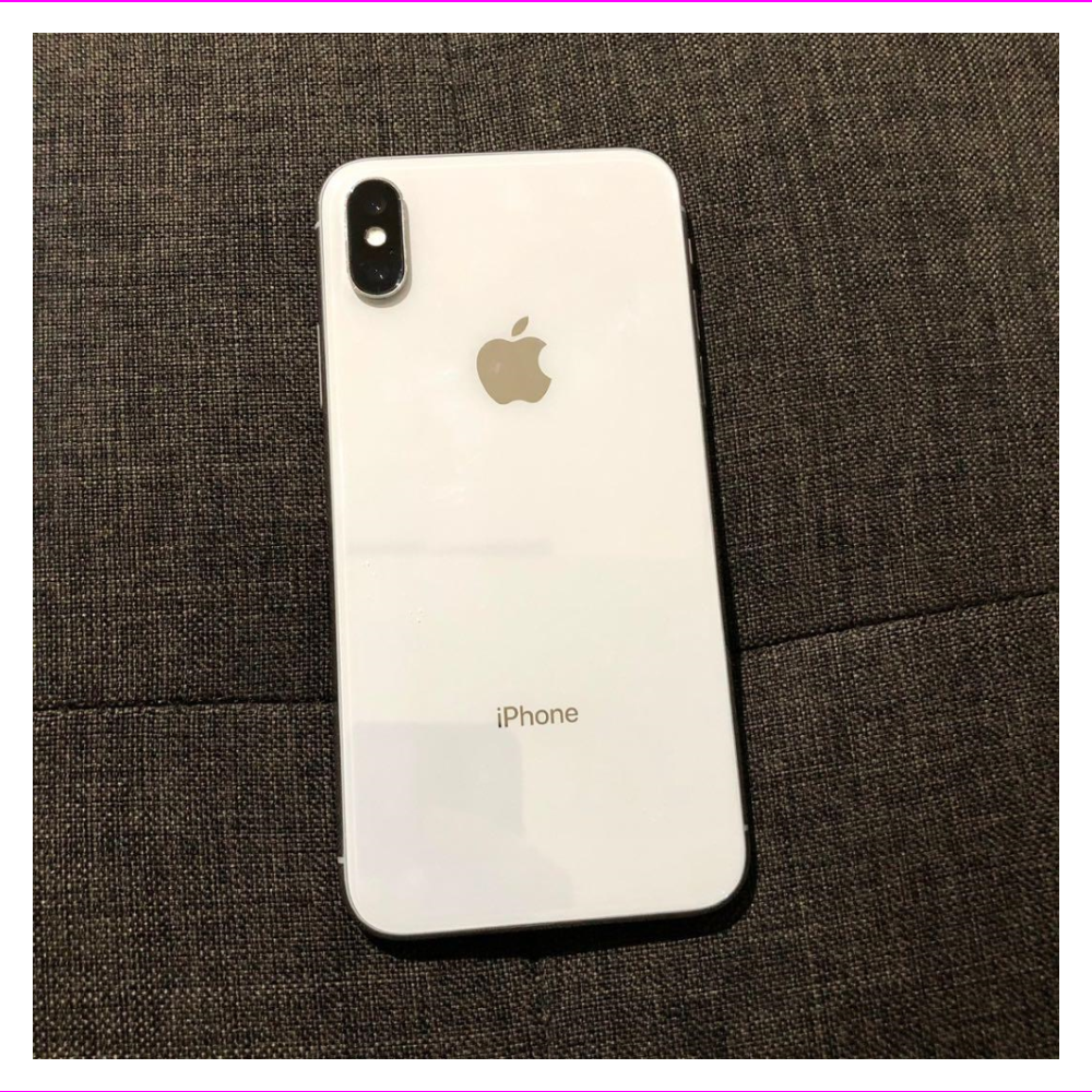 美品 iPhoneX 本体 64GB ◇ ホワイト SIMフリー 白 テン 10-