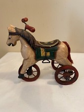 Vintage Wooden Horse Tricycle