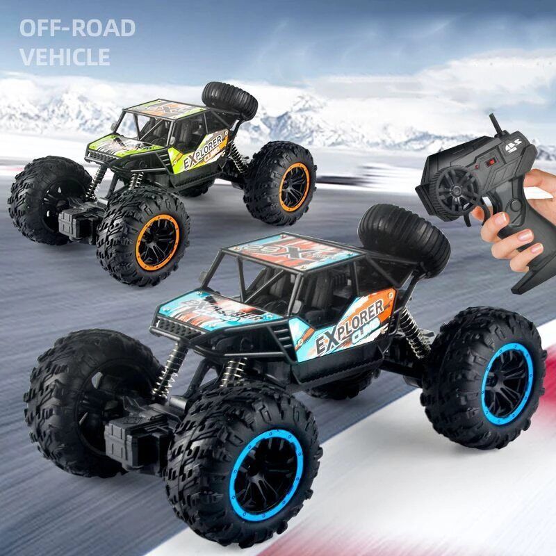 Carro Controle Remoto 4Ch 4X4 Truck Off Road Starry Blue na