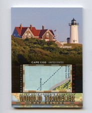 2017 UPPER DECK GOODWIN WORLD TRAVELER MAP #WT-9 CAPE COD *69526