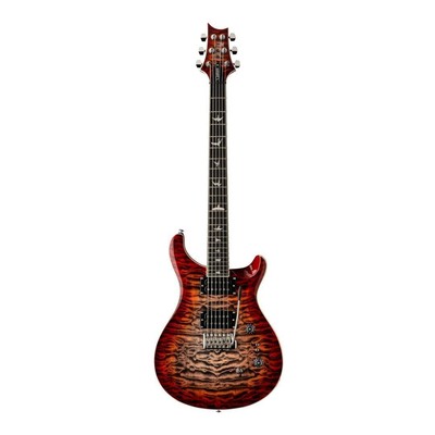 PRS Guitars SE Custom 2408 Charcoal Cherry Burst Quilt Top Electric Guitar