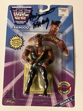 Sealed Signed Ron Simmons “Farooq” WWF WWE Bend-Ems MOC Series V Hasbro Figure