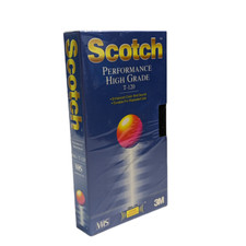 Scotch T-120 EG High Grade VHS Tape For VCR NIB Sealed
