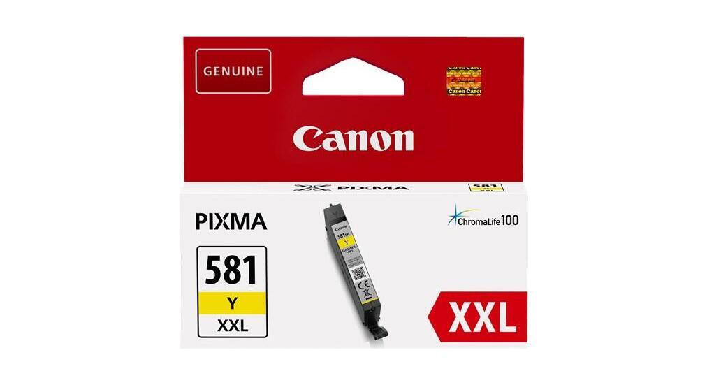 Оригинальный фотоаппарат Canon CLI-581XXL Y Druckerpatrone - gelb (1997C001)
