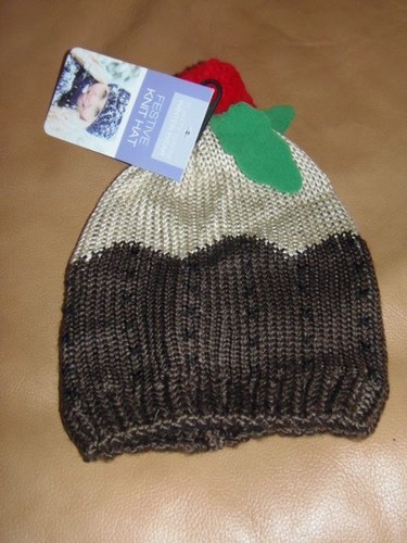 FESTIVE KNIT HAT - YOU WILL GET THE ONE IN THE PICTURES - ONE SIZE (BLU-23-4) - Afbeelding 2 van 4