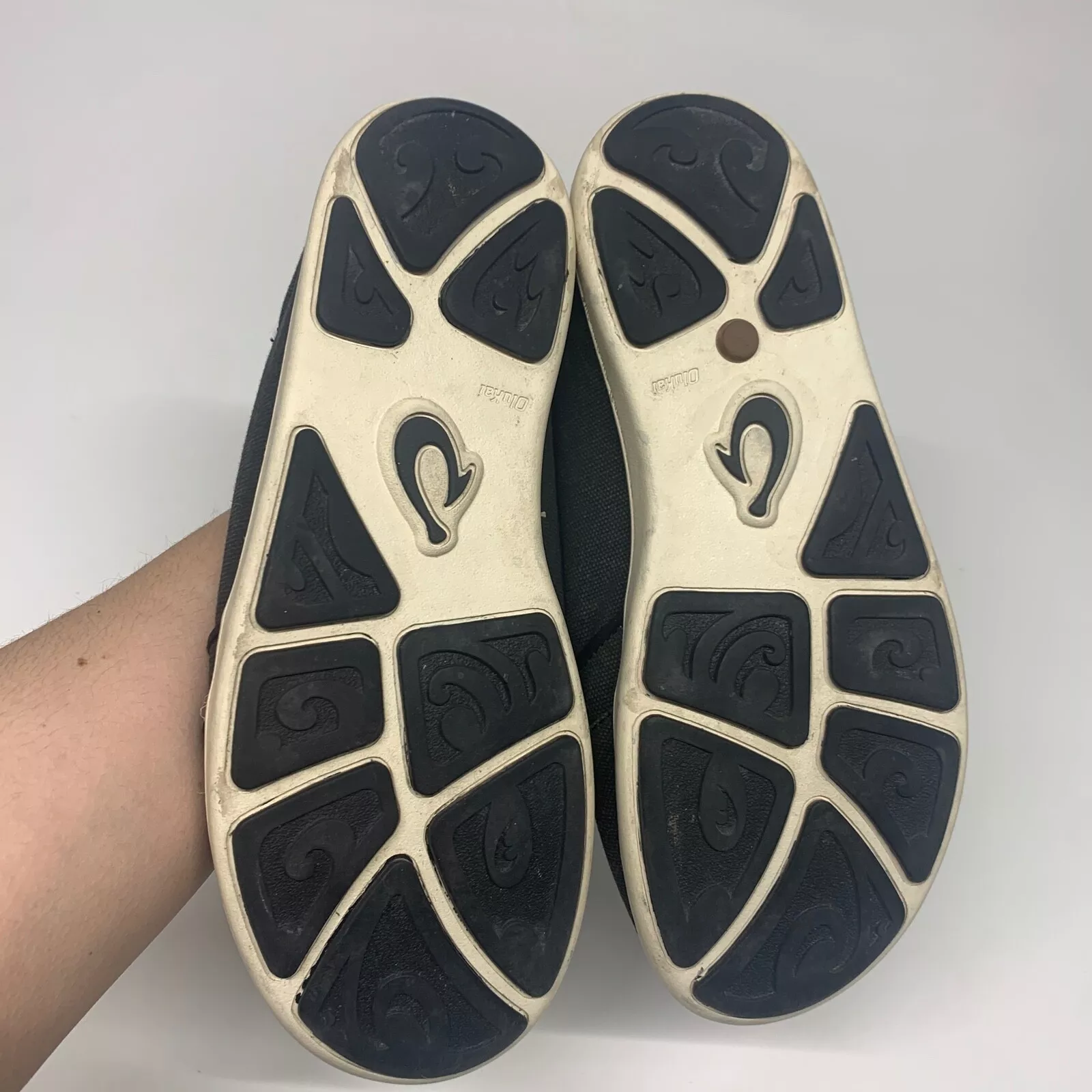 olukai slip on loafer shoes