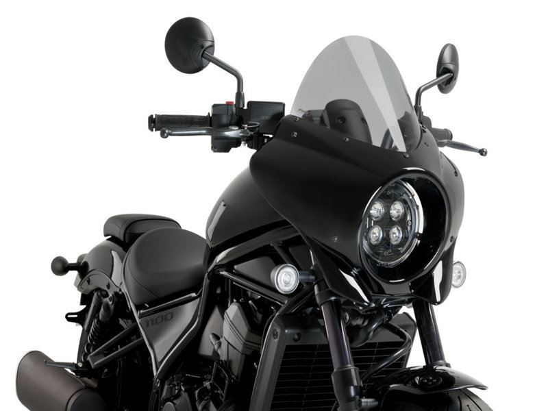 Puig Mirage Touring Semifairing & Light Smoke Screen Honda CMX1100 Rebel 21-25