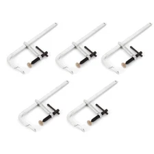 F Style Welding Clamps Heavy Duty Forged Solid Steel Clamp Set 500kg 5pcs