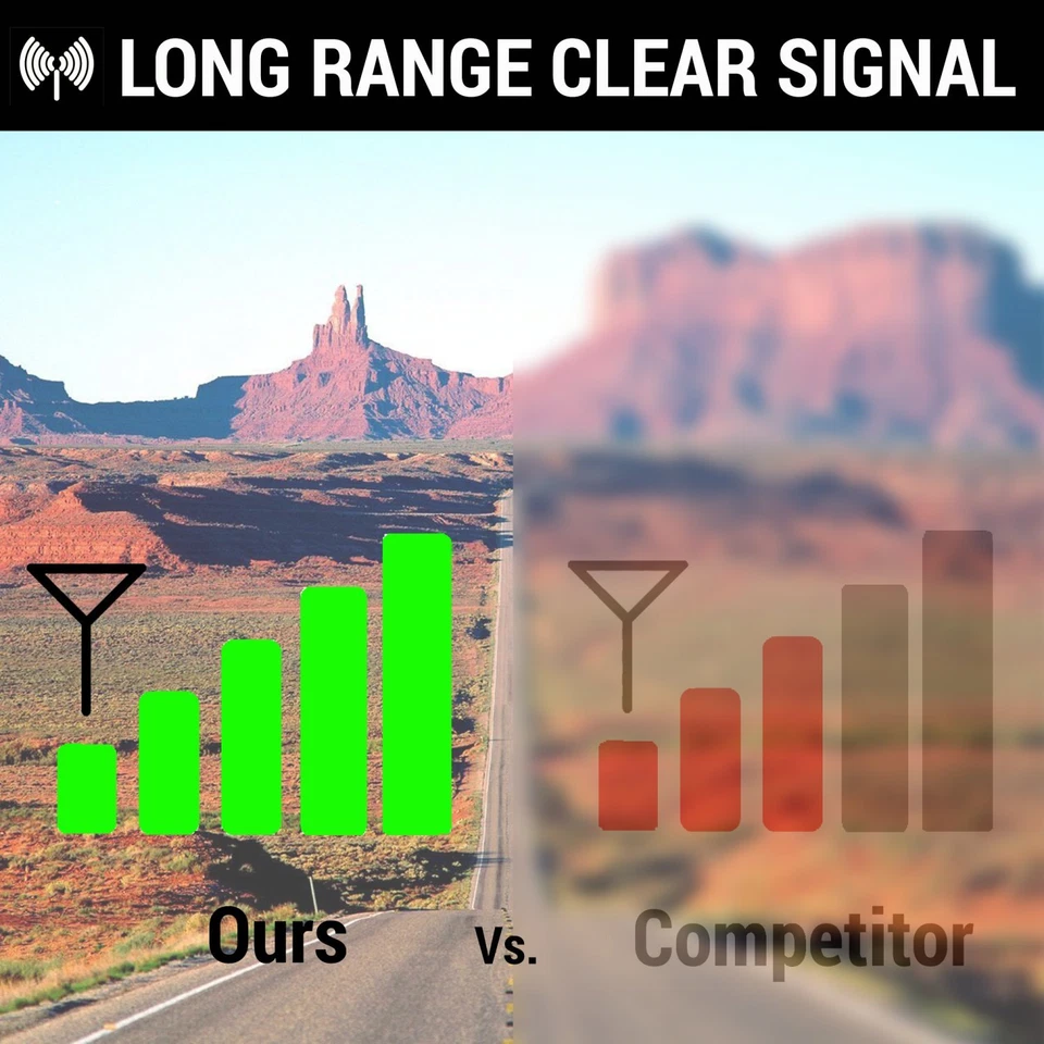 Rádio de carro AM FM 12V antena de alimentação substituição 19641965 Pontiac Tempest Le Mans - Imagem 3 de 4