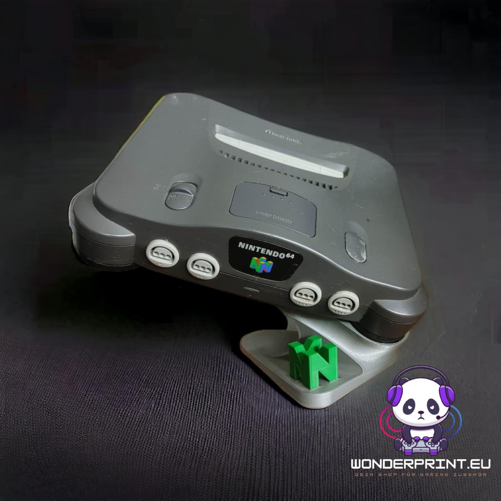 Halterung passend für Nintendo 64 N64 Aufsteller Halter Ständer Präsentation