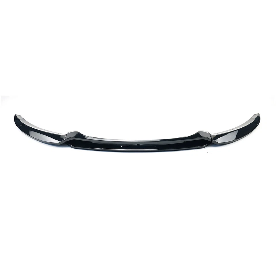 Kit divisor de labios parachoques delantero negro brillante para BMW E82 128i 135i M Sport 2007-13 Foto 4 de 4