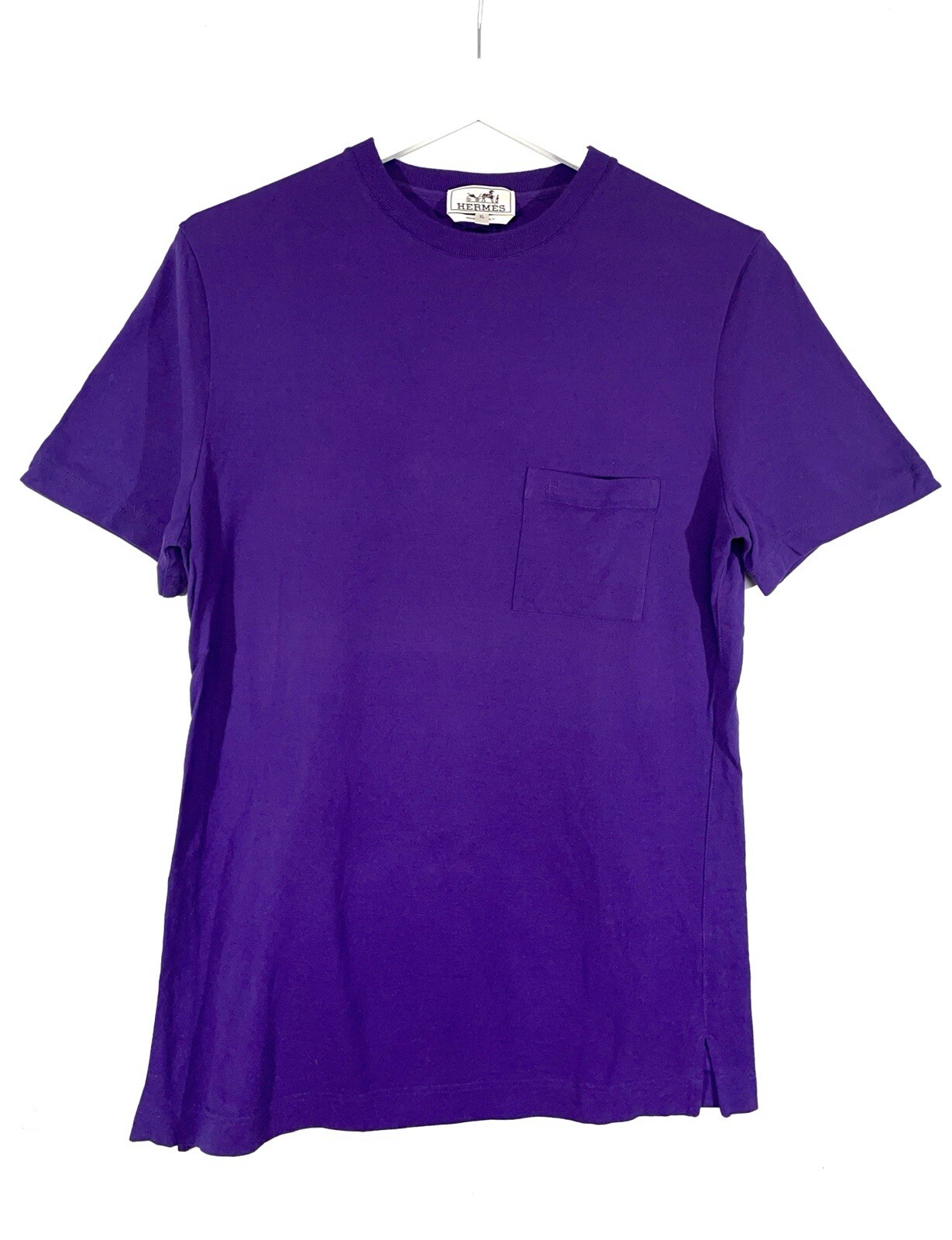 Hermes Men Authentic Basic Purple Color Luxury St… - image 1