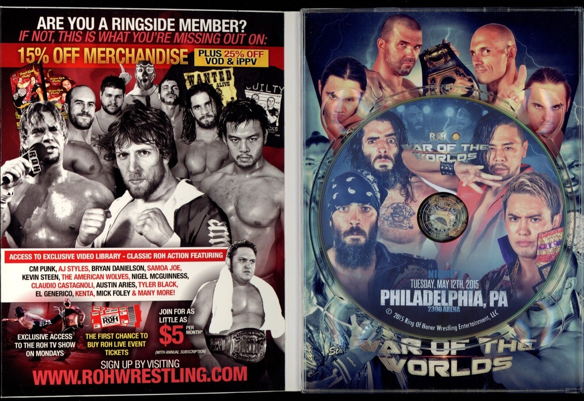 新日本プロレス× ROH WAR OF THE WORLDS 2015 DVD 新日本プロレス× ROH WAR OF THE WORLDS 2015 DVD ROH & NJPW
