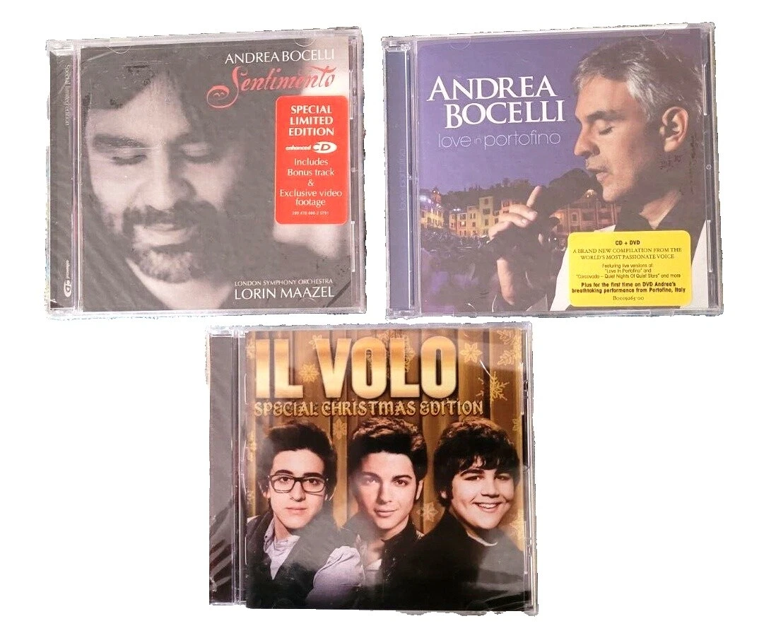 CD de música pop Andrea Bocelli