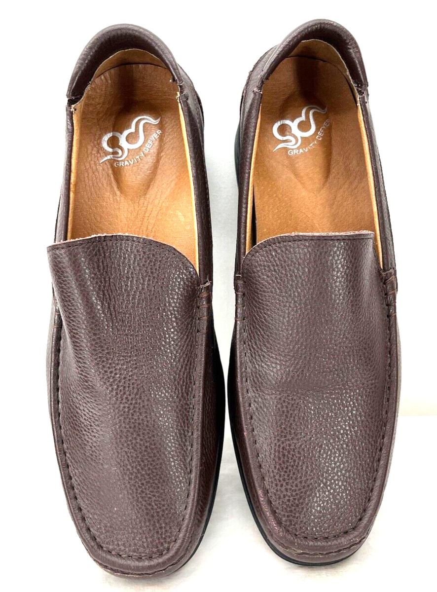 Gravity Defyer Mens Loafers Marseille II Brown Leather Cushioned Footbed Sz‎ 15 Gravity Defyer | Shoes | Gravity Defyer Mens Loafers  main image 4
