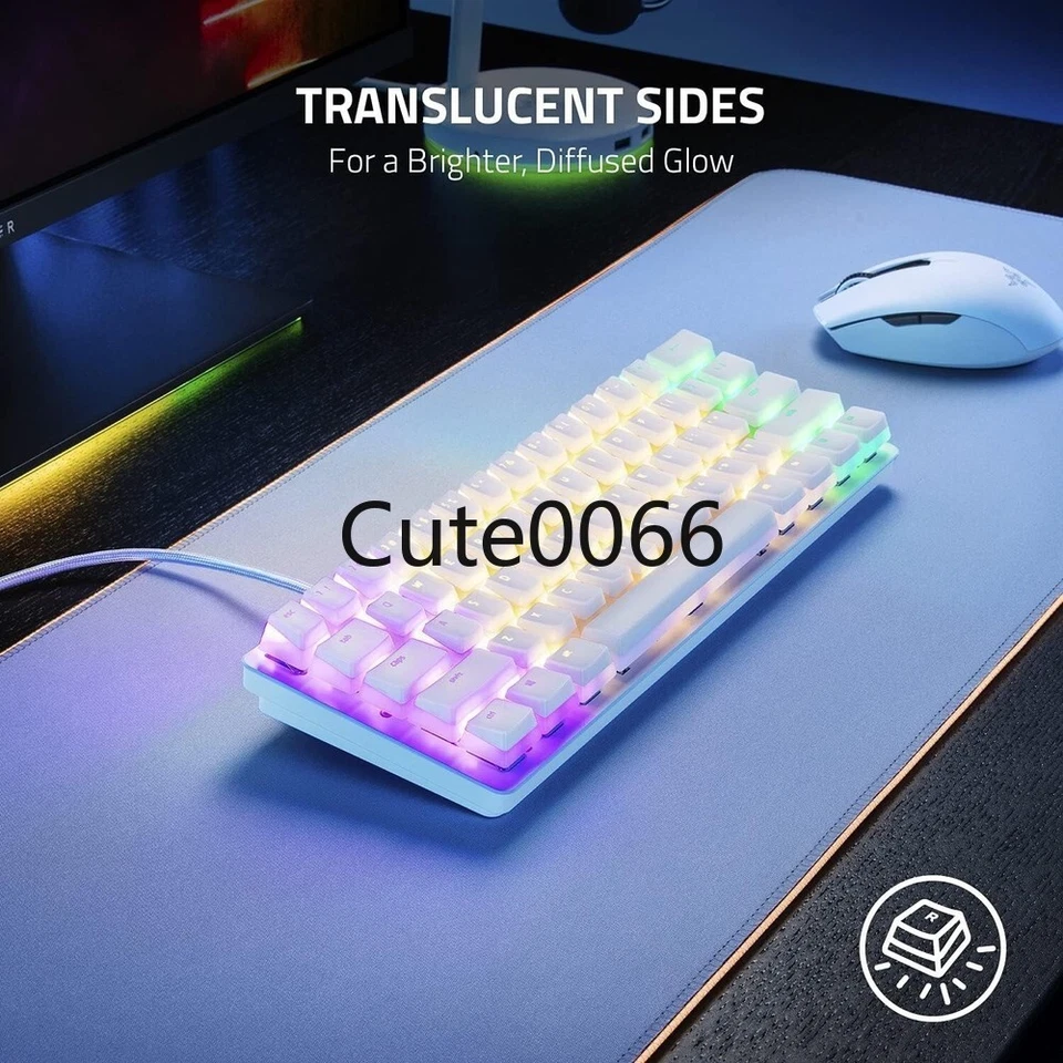 Razer Phantom Keycap(White)Upgrade Set for Mechanical Keyboard w/ Puller - Image 3 of 4